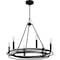 Quoizel Calliope Chandelier 6 Lights Matte Black CPE5025MBK - alternate 5